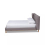 Gretchen Modern and Contemporary Queen Size Platform Wingback Bed