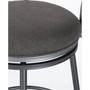 Melange Wood Back Swivel Counter Height Stool