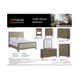 Parker Mocha Upholstered Full Bed, Created for Macy's