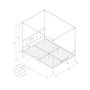 Novogratz Marion Canopy Full Bed