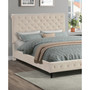 Ashley Tufted Fabric Platform Bed, California King
