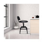 Adjustable Swivel Bar Stool PU Leather Steel Frame Chair