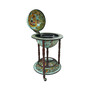 Sixteenth Century Cielo Blue Replica Globe Bar Cabinet