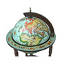 Sixteenth Century Cielo Blue Replica Globe Bar Cabinet