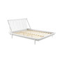 Modern Wood Queen Spindle Bed