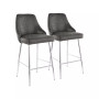 Marcel Chrome Counter Stool, Set of 2