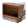 Regina Modern Queen Size Platform Storage Bed with Built-in Shelves