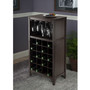 Ancona Modular Wine Cabinet with Glass Rack and 20-Bottle