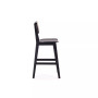 Versailles 3-Piece Ash Wood and Natural Cane Counter Height Bar Stool