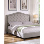 Myrick Upholstered Tufted Platform Bed, California King