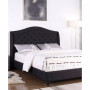 Myrick Upholstered Tufted Platform Bed, California King