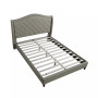 Myrick Upholstered Tufted Platform Bed, Queen