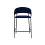 Nara Faux Leather and Metal Counter Height Bar Stool