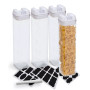 4 Piece Food Storage Containers, 1.9 Liter