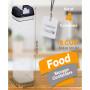 4 Piece Food Storage Containers, 1.9 Liter