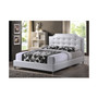 Ashima Modern Full Bed with Upholstered Headboard