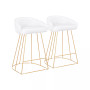 Canary Upholstered Counter Stool, Set of 2