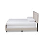 Furniture Annalisa Modern Button Tufted Full Size Panel Bed