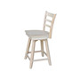 Emily Counter Height Stool with Swivel and Auto Return