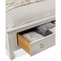 Sag Harbor White Storage King Platform Bed