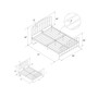 Novogratz Bushwick Full Metal Bed