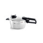 Vitavit Premium Stainless Steel 2.6 Quart Pressure Cooker with Steamer Insert