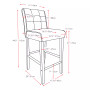 Antonio Tufted Bar Stool