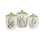 Fresh Herbs Canister Set, 3 Piece