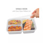 Food Prep 3-Compartment Food Storage Containers, Pack of 10