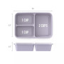Food Prep 3-Compartment Food Storage Containers, Pack of 10