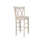 Double X-Back Bar Height Stool