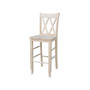 Double X-Back Bar Height Stool