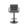 Laurant Adjustable Faux Leather Swivel Bar Stool