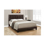 Queen Leather Look Bed