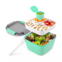 Leak Proof Salad Dressing Container To Go With Smart Lock Design