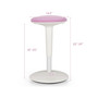 Wobble Stool Height-Adjustable Wiggle Chair Standing Stool w/ Swivel Rock Tilt