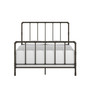 Elmaire Antique-Like Industrial Lines Bed, Queen