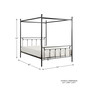 Miter Canopy Queen