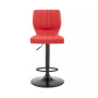 Bardot Adjustable Faux Leather Swivel Bar Stool