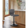 Bardot Adjustable Faux Leather Swivel Bar Stool