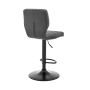 Bardot Adjustable Faux Leather Swivel Bar Stool
