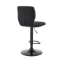 Bardot Adjustable Faux Leather Swivel Bar Stool