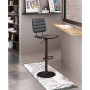 43" Steel, Polyurethane Holden Adjustable Bar Chair