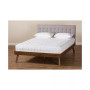Devan Mid-Century Modern Full Size Platform Bed