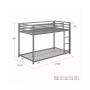 Mason Metal Twin Bunk Bed