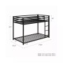 Mason Metal Twin Bunk Bed