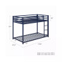 Mason Metal Twin Bunk Bed