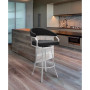 Palmdale Swivel Modern Faux Leather Bar and Counter Stool