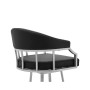 Palmdale Swivel Modern Faux Leather Bar and Counter Stool
