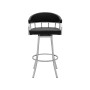 Palmdale Swivel Modern Faux Leather Bar and Counter Stool